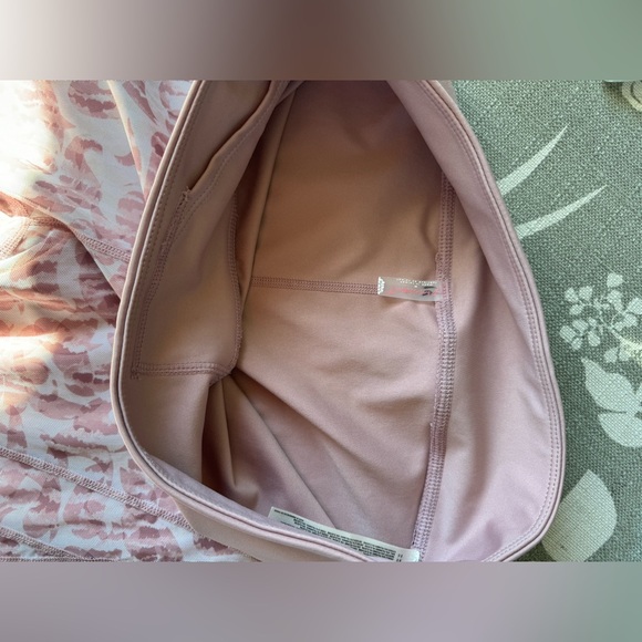 Free People Pink Patterned High-Waist Flare Pants - Picture 8 of 10